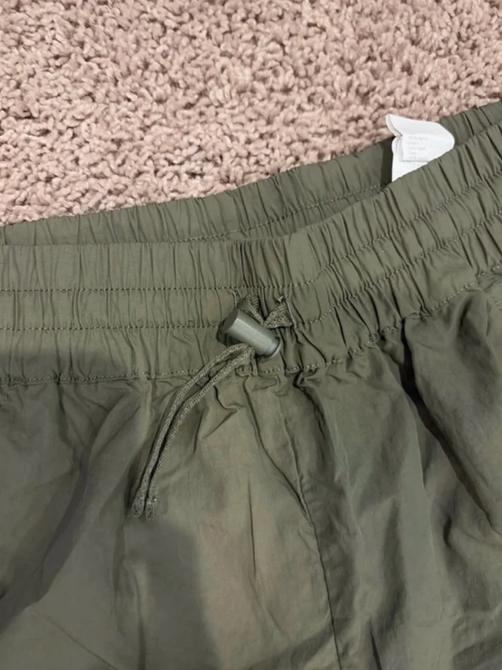 Fabletics Men's Olive Cargo Joggers - Picture 4 of 5